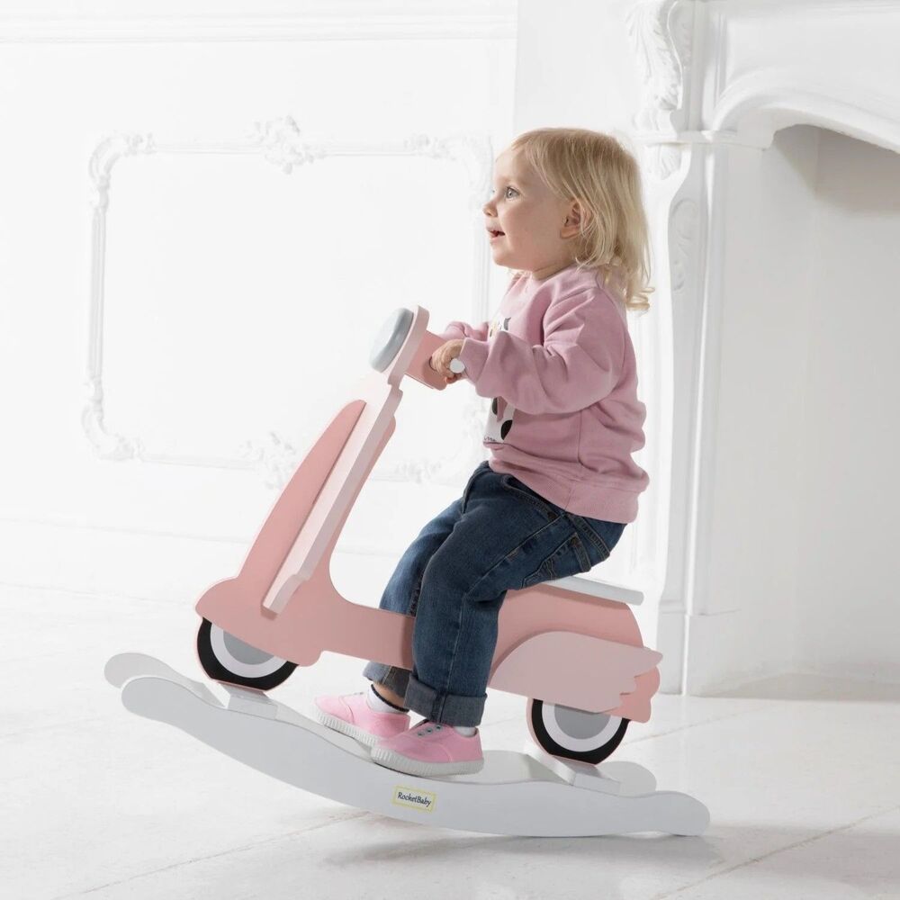 RocketBaby Rocking Toy Scooter Pink - Picture 4 of 6